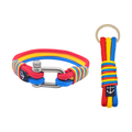 Romanian Flag Sailor Bracelet and Keychain